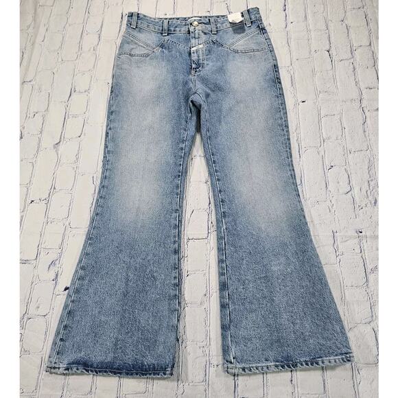 CLOSED Jeans Relaxed Fit Mid Waist Anthropologie Free People Italy WOMENS SZ 27